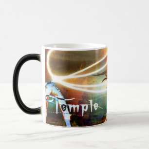 Caneca Mágica 5o Preto do fogo Mug2 da dimensão/Morphing