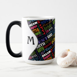 Caneca Mágica 60ª Festa de aniversário Personalizada Monograma