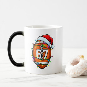 Caneca Mágica 67 Meme Seis Sete Futebol Papai Noel Natal Diverti