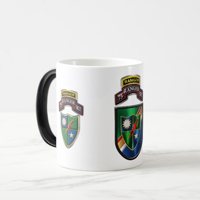 Caneca Mágica 75º Regimento Ranger (Frente Esquerda)