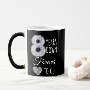 Caneca Mágica 8 Anos Para Sempre Feliz Aniversário