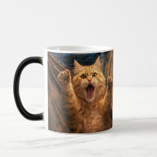 Caneca Mágica A Arte de Paródia do Gato no Grito