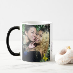 Caneca Mágica A borboleta brava seja a personalização da mudança