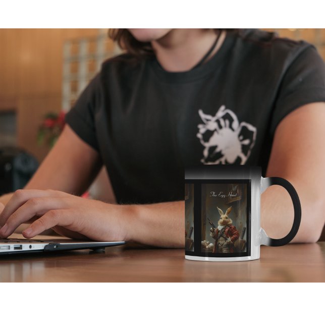 Caneca Mágica A caça ao ovo, caça ao coelho da Páscoa (Criador carregado)