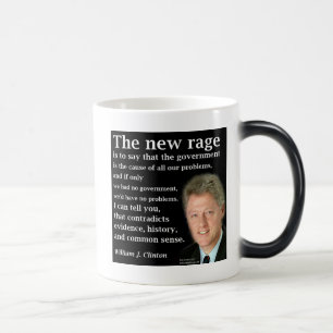 Caneca Mágica A citação de Bill Clinton "Sem Governo"
