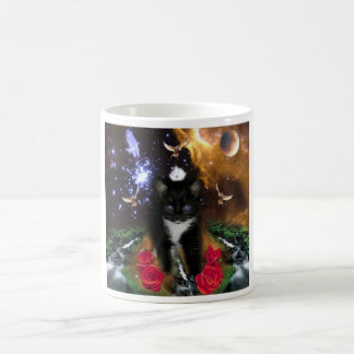 Caneca Mágica A consciência universal é um gatinho feroz