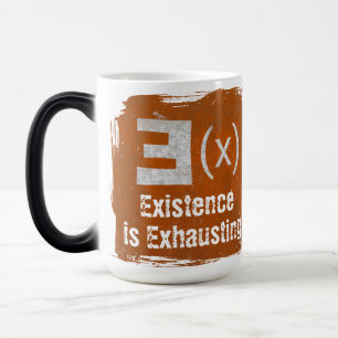 Caneca Mágica A Existência Está Exausta - Esqueleto Engraçado Ha