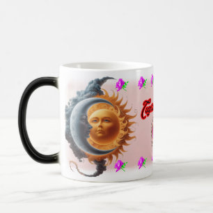 Caneca Mágica A Lua e o Sol em uma Café Cerâmico