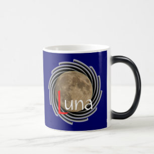 Caneca Mágica A lua, la lune, la luna, taça the moon