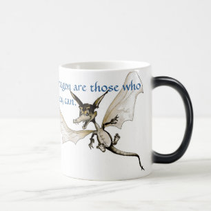 Caneca Mágica a mosca do dragão aqueles que podem ver um dragã
