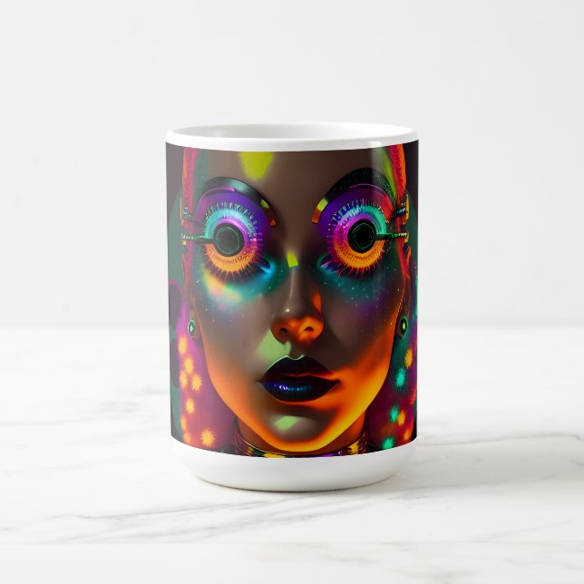 Caneca Mágica A mulher elétrica (Center)