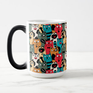 Caneca Mágica A multidão de gatos