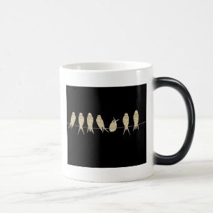 Caneca Mágica A música nota o destino animal do pássaro do