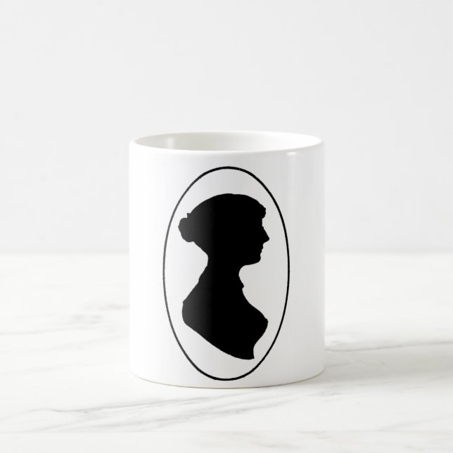 Caneca Mágica A silhueta de Jane Austen (Centro)
