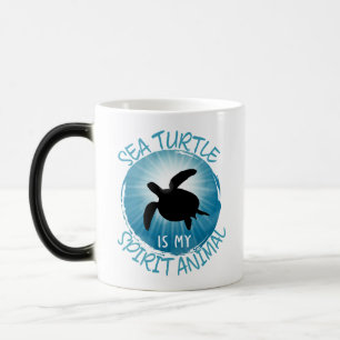 Caneca Mágica A Tartaruga Do Mar É O Meu Animal Espirituoso