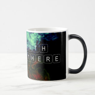 Caneca Mágica A verdade está para fora lá