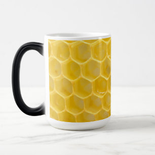 Caneca Mágica abelha e favo de mel