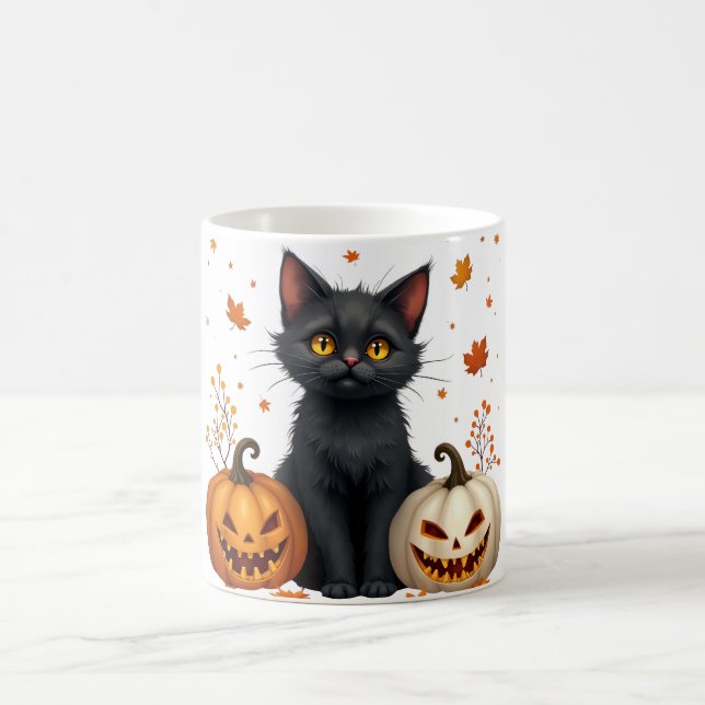 Caneca Mágica abóbora de gato (Centro)