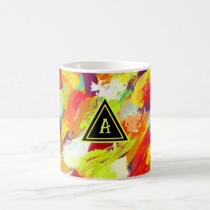 Caneca Mágica Abstract colorido