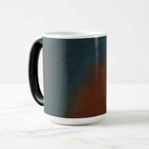 Caneca Mágica Abstrato 1: Vermelho e azul