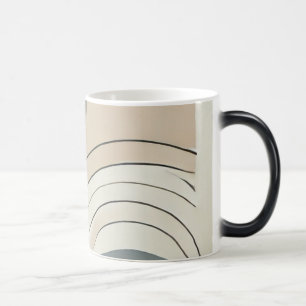 Caneca Mágica Abstrato de Morphing Mug minimalista