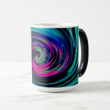 Abstrato de preto e turquesa Dramático