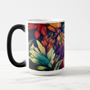 Caneca Mágica Abstrato Floral nº 73 -