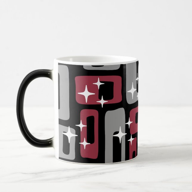 Caneca Mágica Abstrato Moderno do Meio século Retroativo (Esquerda)