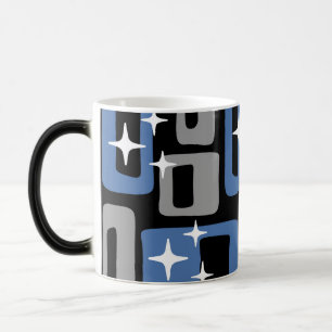 Caneca Mágica Abstrato Moderno do Meio século Retroativo