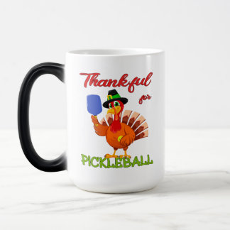 Caneca Mágica Ação de Graças à Turquia - Agradecido pelo Jogo