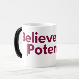 Caneca Mágica Acredite em seu potencial | Citação Motivacional