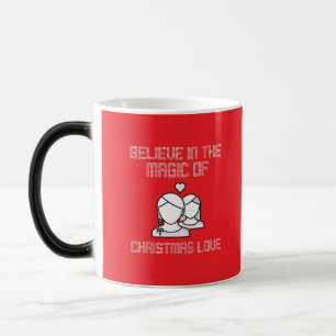 Caneca Mágica acredite na magia do amor de Natal