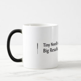 Caneca Mágica Acupuncture Mug Tiny Needles Big Results