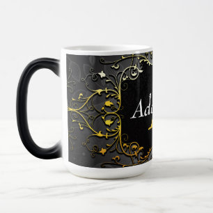 Caneca Mágica Adicionar seu nome e inicial