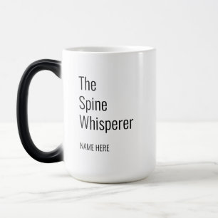 Caneca Mágica Adicione Seu Nome Spine Whisperer Chiropractor