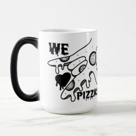 Caneca Mágica Adoramos pizza - Pizza Love - ASL ILY Obsession De