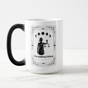 Caneca Mágica Advogada Tarot Política Feminista Liberal Anti Tru