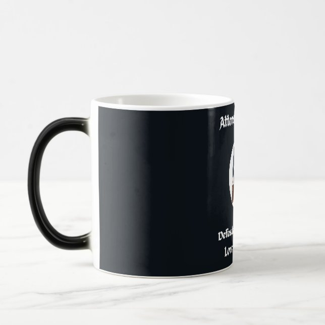 Caneca Mágica Advogado Café Mug - Defensor da Justiça (Esquerda)