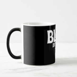 Caneca Mágica Afirmação do Tempo de Amor - Preto no Preto (Uniss