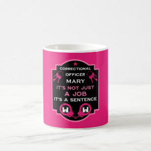 Caneca Mágica Agente de Correção da Prisão