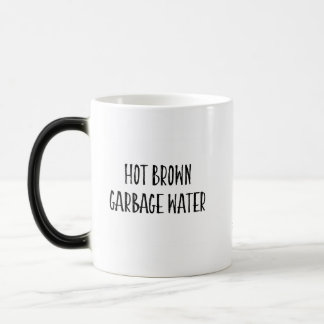 Caneca Mágica Água Quente De Lixo Marrom / Pombo De Chá