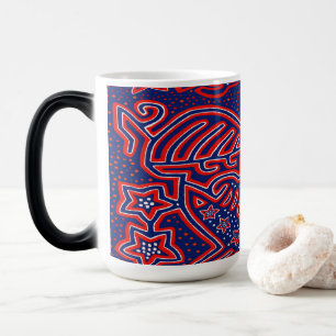 Caneca Mágica Águia Democrática Patriota dos EUA