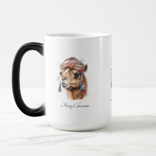 Caneca Mágica Alegria de Natal no Deserto, personalizado