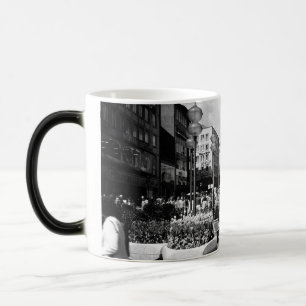 Caneca Mágica Alemanha Vintage Munique Portão da Cidade Karistor