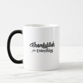Caneca Mágica Alhamdulillah for Everything Minimal Islamic Gift