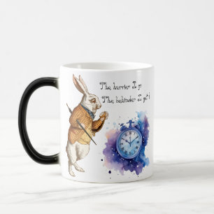 Caneca Mágica Alice - Rabbit Branco - O apressado que eu vou