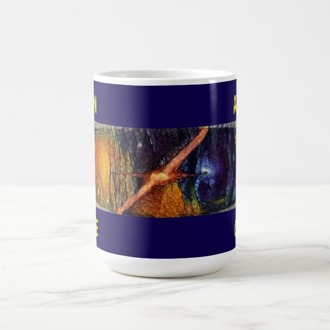 Caneca Mágica Alien Cave - Purple with Dual Title (Center)