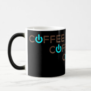 Caneca Mágica Alimentação do café (azul)