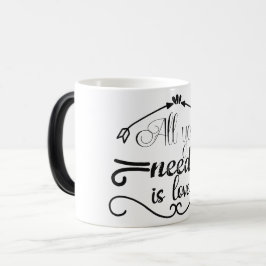 Caneca Mágica all you need is love