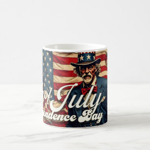 Caneca Mágica Alma Orgulhosa do 4 de Julho
